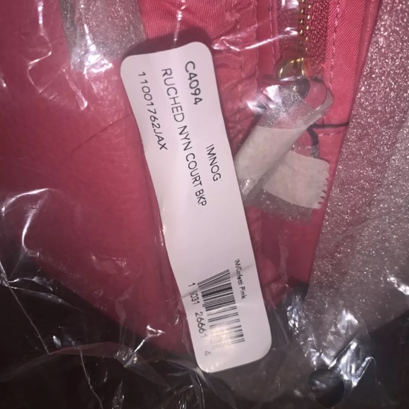 NWT Coach Court Backpack w Ruching in Confetti Pink C4094 main image 5